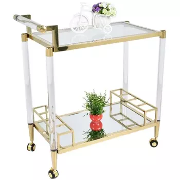 Стол сервировочный IST-CASA Виктори MH1798DC, 77х40х89 см, золото