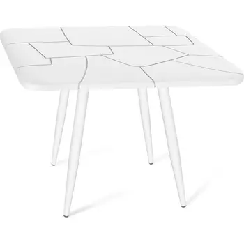 Стол Sheffilton SHT-TU14/TT30 83/83 белый муар/белый