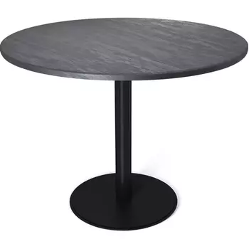 Стол Sheffilton SHT-TU43/TT 90 МДФ черный муар/каменный уголь