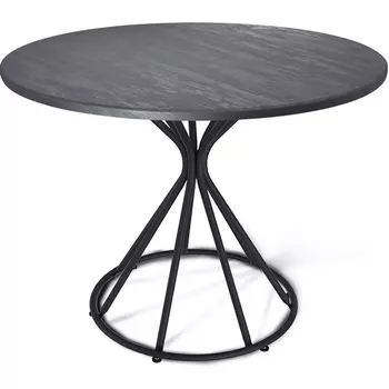 Стол Sheffilton SHT-TU4-1/TT 90 МДФ черный муар/каменный уголь