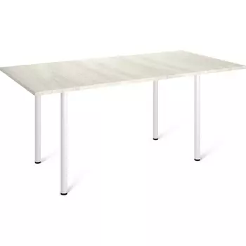 Стол Sheffilton SHT-TU66/120/80 МДФ белый/онтарио