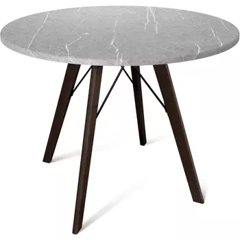 Стол Sheffilton SHT-TU9/TT 90 МДФ венге/серый мрамор