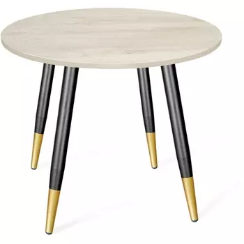 Стол SHT-TU14/ЛДСП дуб беленый/чёрный муар/золото Sheffilton SHT-TU14 7971766402