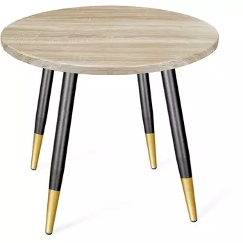 Стол SHT-TU14/МДФ дуб сонома светлый/чёрный муар/золото Sheffilton SHT-TU14 6328796102