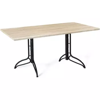 Стол SHT-TU20/120/80 МДФ черный муар/дуб сонома светлый от фабрики Sheffilton