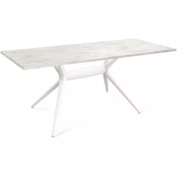 Стол SHT-TU30-2/140/80 ЛДСП белый/хромикс белый Sheffilton SHT-TU30 9622515901