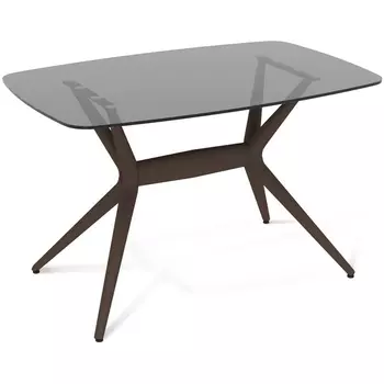 Стол SHT-TU30-2/TT26 118/77 стекло коричневый/дымчатый Sheffilton SHT-TU30 5445122502