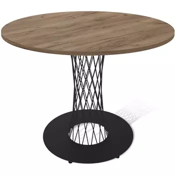 Стол SHT-TU3-1/90 ЛДСП черный муар/дуб галифакс табак Sheffilton SHT-TU3-1 1703634201