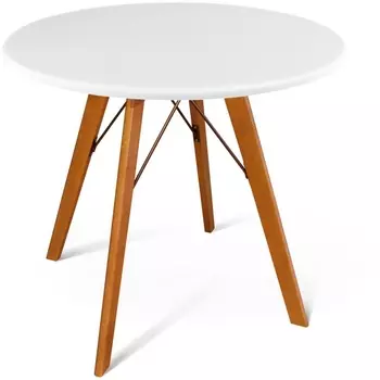 Стол SHT-TU9/80 МДФ светлый орех/белый от фабрики Sheffilton