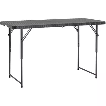 Стол складной чемодан пластиковый Stool Group Кейт 120 коричневый УТ000005403