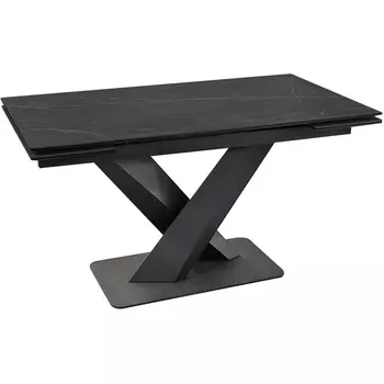 Стол SKX140 Черный мрамор/подстолье черное/опоры черные (3 уп.) Dikline 00-00063730