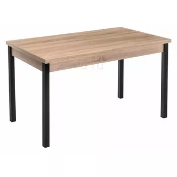 Стол Woodville Оригон сонома / черный матовый 368664