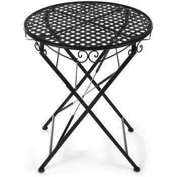 Стол стальной сплав, 60Dх70см, черный Tetchair Secret De Maison 9967