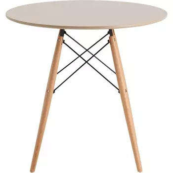 Стол Stool Group Eames DSW NEW D80 бежевый