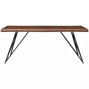 Стол T-1078 орех/матовый черный ESF орех/мат черн