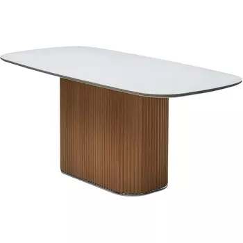 Стол TAMPA 180 цвет БЕЛЫЙ, керамика / Каркас OAK, ®DISAUR (арт.630M05753) M-City