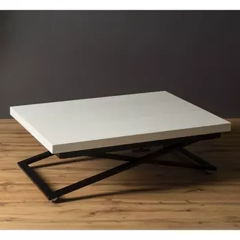 Стол трансформер Левмар Compact D36/S53 (дуб анкор светлый/черный) Levmar