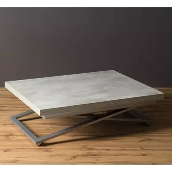 Стол-трансформер Левмар Compact D51/S59 (бетон/серебро) Levmar