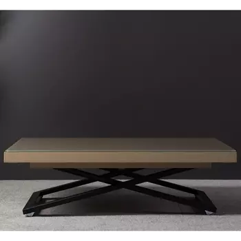 Стол трансформер Левмар Shift V41/S53 (капучино/черные опоры) Levmar