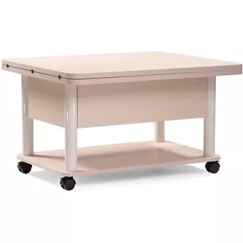 Стол-трансформер Woodville Виват светлый венге / белый 402947