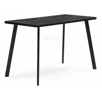 Стол Тринити Лофт 120 25 мм креатель / черный матовый (Woodville)