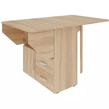 Стол-тумба раскладной Mebelson (ЛДСП/Дуб сонома) арт.KM-0003.1544