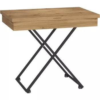 Стол универсальный трансформируемый АНДРЭ Loft ЛДСП дуб вотан/дуб вотан Mebelik арт.009403