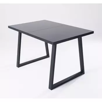Стол ВИЖН 140 раскладной Черный, стекло/ черный каркас М-City 494M05611 M-City