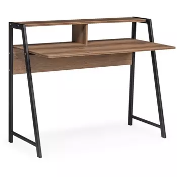 Стол Woodville Аларо дуб делано темный / черный матовый 542657