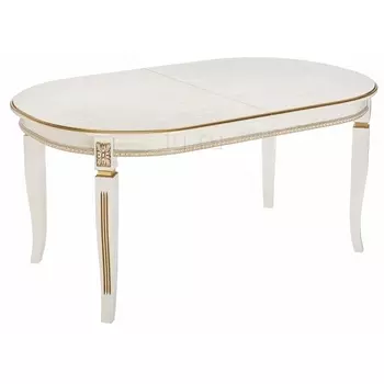 Стол Woodville Aviano молочный с патиной 438342