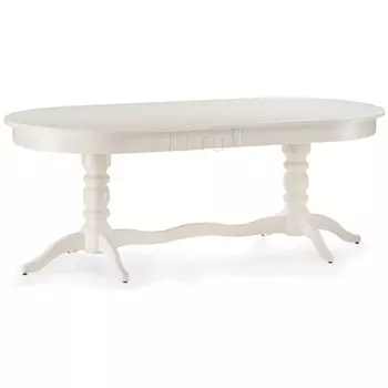 Стол Woodville Дейвер 200(260)х100 молочный 483914