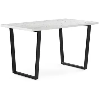 Стол Woodville Эльпатия 130х75 оникс / черный матовый 550559