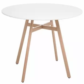 Стол Woodville Skandi 90 белый 11710