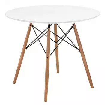 Стол Woodville Table 90 white / wood 15364