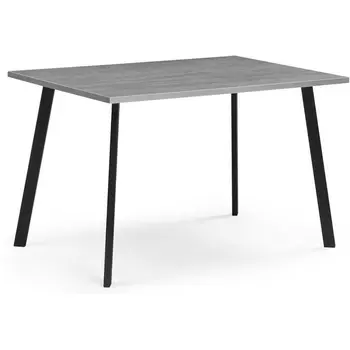 Стол Notta Тринити Лофт 120х80х75 25 мм бетон / черный матовый 534914