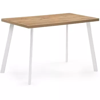 Стол Notta Тринити Лофт 120x80x75 25 мм дуб вотан / белый матовый 539243