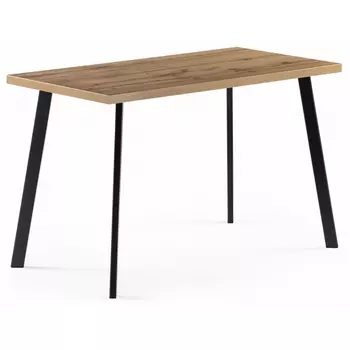 Стол Notta Тринити Лофт 120x80x75 25 мм дуб вотан / черный матовый 539242