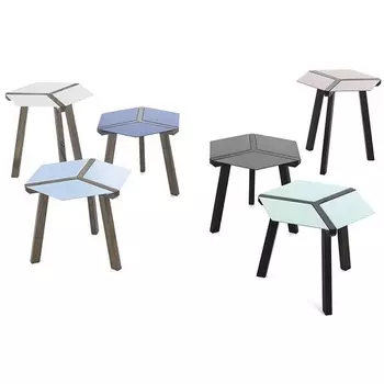 Стол журн. 07.35 M319 green/ L002 oak spessart M-City ESA 07.35.M319.L0002