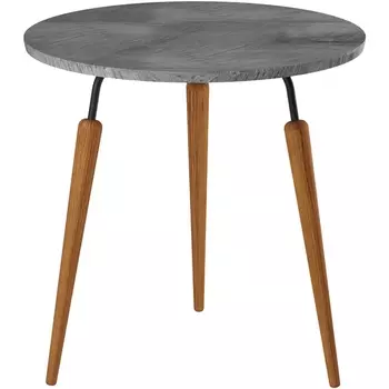 Стол журнальный BeautyStyle 22 орех гикори grey/черный/бук от фабрики Mebelik