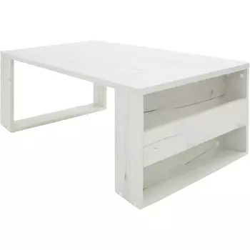 Стол журнальный BeautyStyle 25 дуб крафт белый/без стекла Mebelik арт.008898