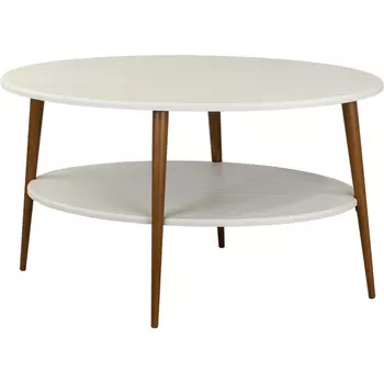 Стол журнальный BeautyStyle 29 белый/бук Mebelik арт.009065