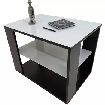 Стол журнальный BeautyStyle 5 венге/стекло белое от фабрики Mebelik