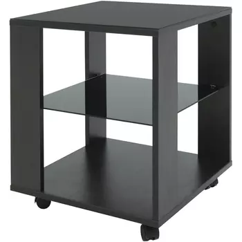 Стол журнальный BeautyStyle 6 венге/стекло черное от фабрики Mebelik