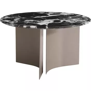 Стол журнальный черный d70*40см Garda Decor арт.57EL-10311