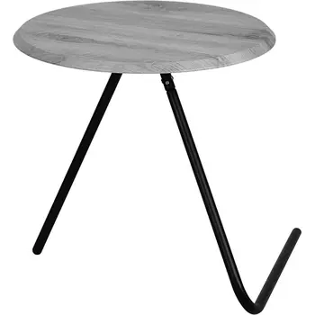 Стол журнальный Дуэт 7 орех гикори grey/черный Mebelik арт.009151