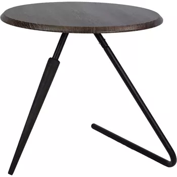 Стол журнальный Дуэт 7Н дуб шоле корич./черный/эбеновое дерево Mebelik арт.009211