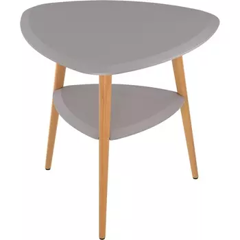 Стол журнальный Дублин графит/бук Mebelik арт.008934