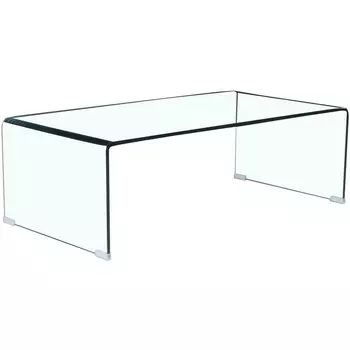 Стол журнальный ESF F-006K прозрачный/Стекло