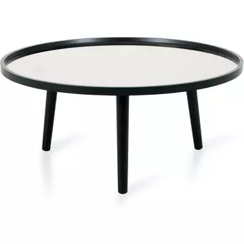 Стол журнальный Focus 800 ОГОГО (арт.570394), (МДФ,Зеркало/Черный,Серый) ОГОГО Обстановочка!