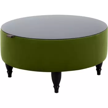 Стол журнальный Italia ОГОГО (арт.334819), (ЛДСП/Зеленый) ОГОГО Обстановочка!